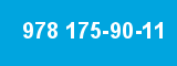 978 175-90-11 978 175-90-11